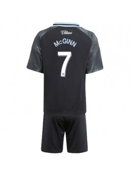 Billige Aston Villa John McGinn #7 Bortedraktsett Barn 2025-26 Kortermet (+ Korte bukser)